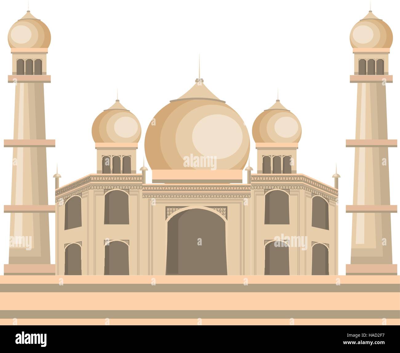 Taj Mahal Vector Vectors Stock Photos & Taj Mahal Vector Vectors Stock