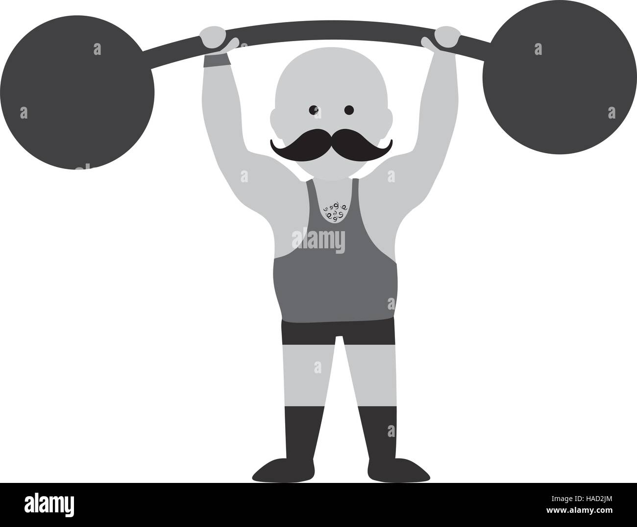 Strongman circus cartoon Stock Vector Image & Art - Alamy