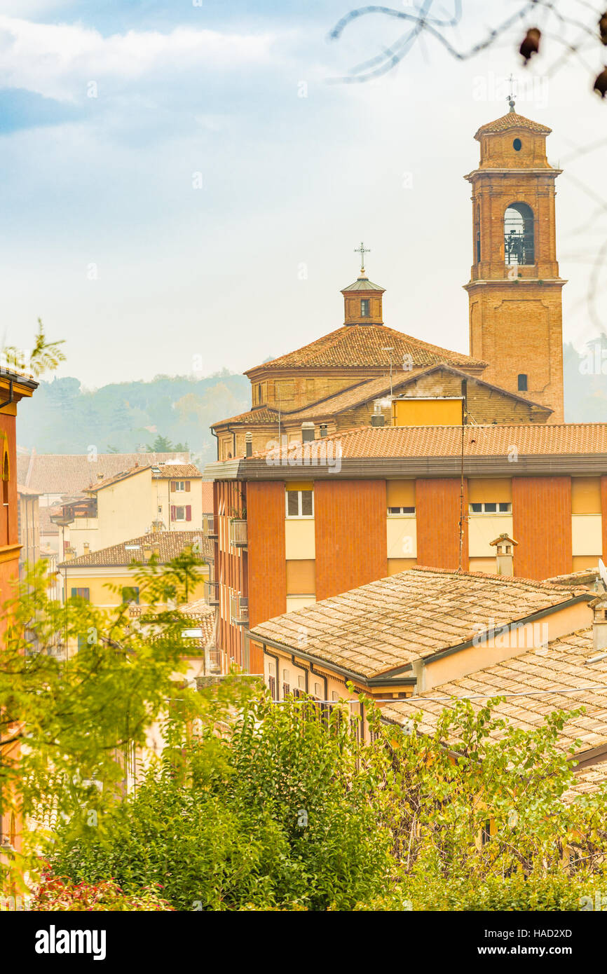 colorful houses of Italian town Stock Photo - Alamy