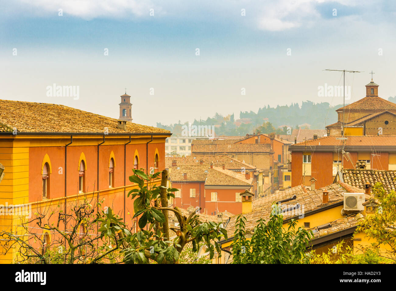 colorful houses of Italian town Stock Photo - Alamy
