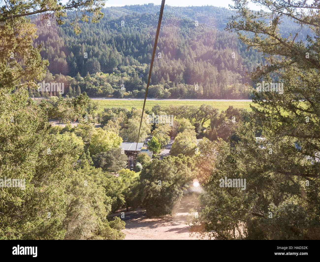 Perched 300 feet above the town of Calistoga one of the landmark