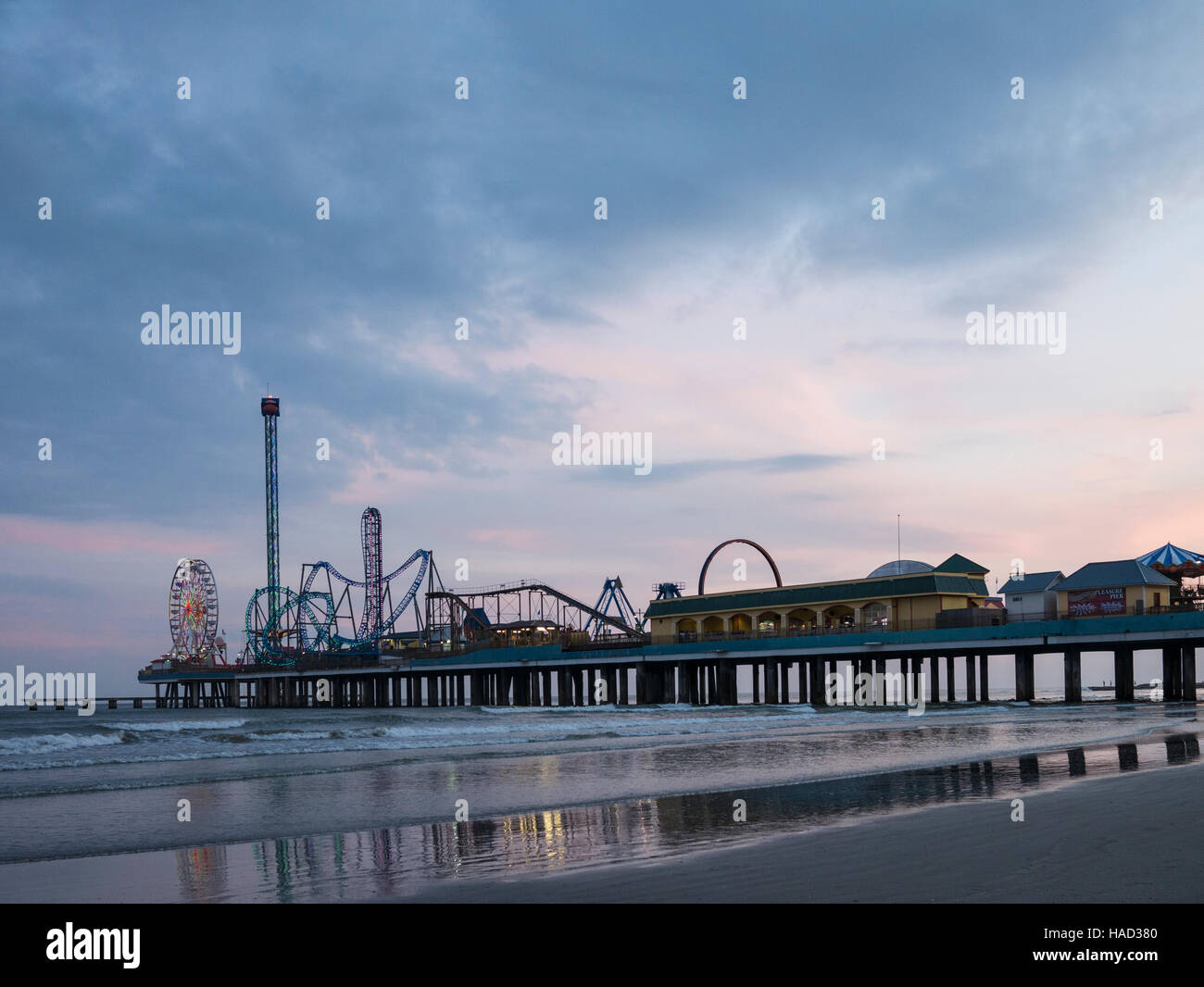 Galveston Island Historic Pleasure Pier. Featuring waterfront fun and