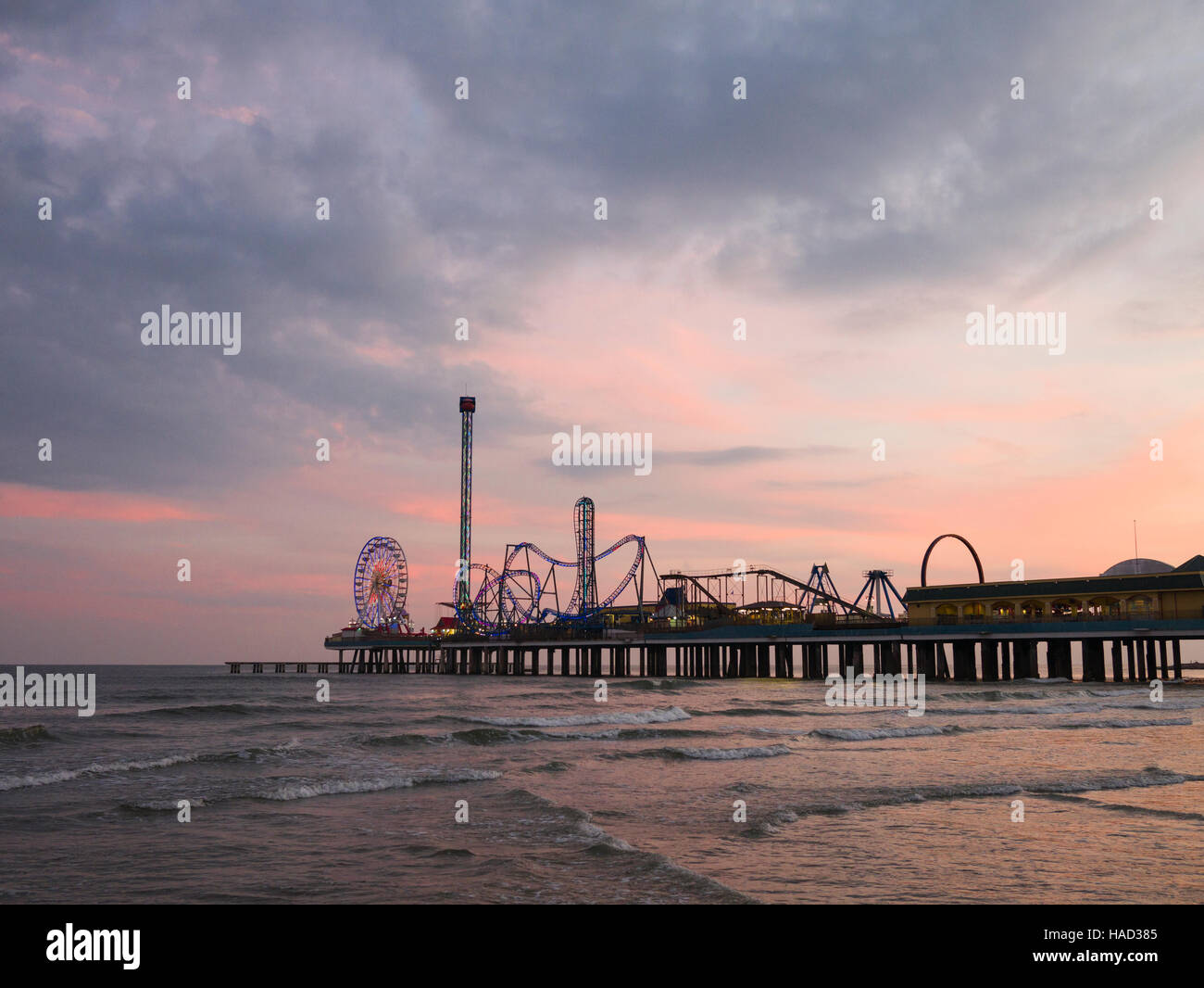 Galveston Island Historic Pleasure Pier. Featuring waterfront fun and
