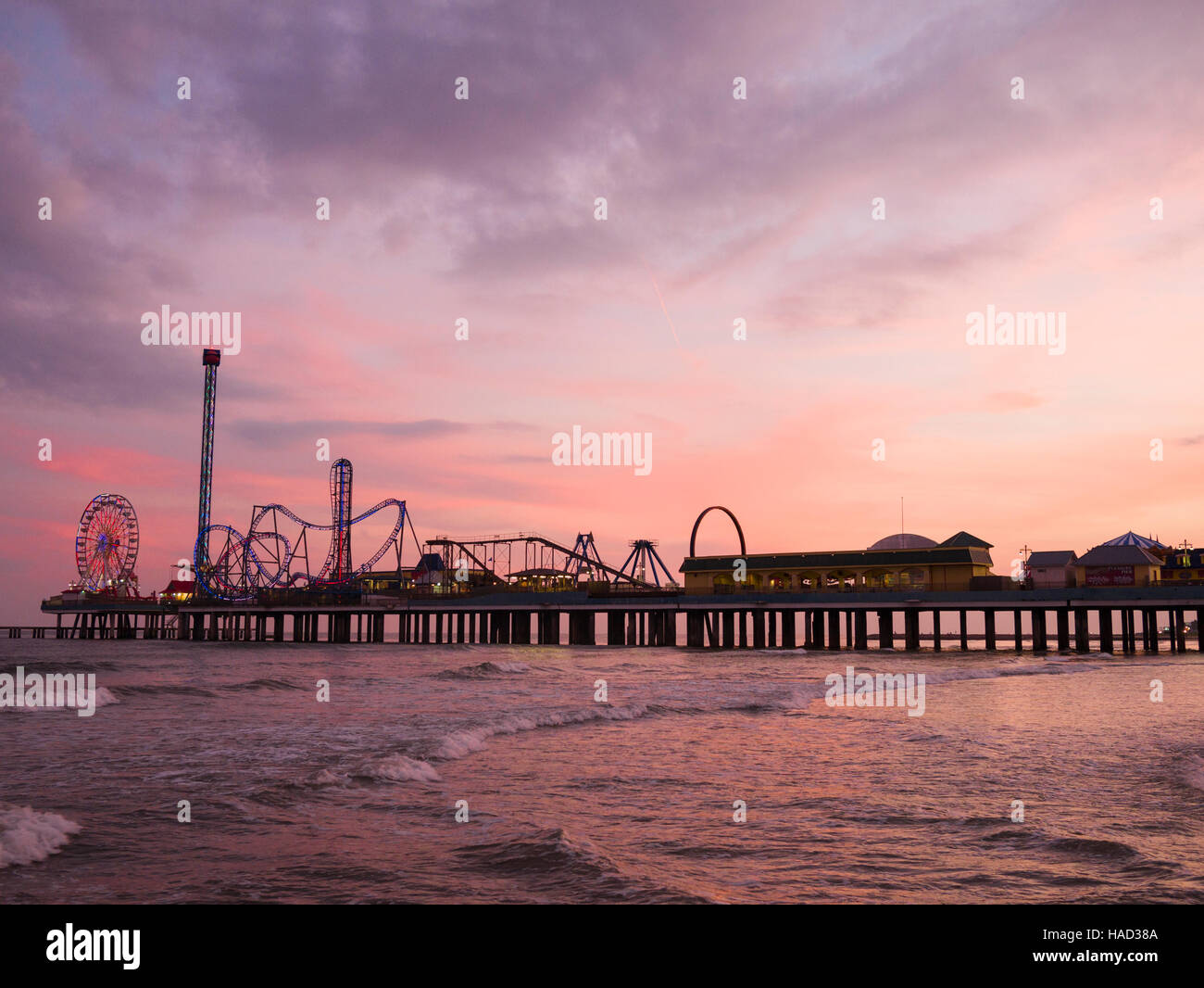 Galveston Island Historic Pleasure Pier. Featuring waterfront fun and