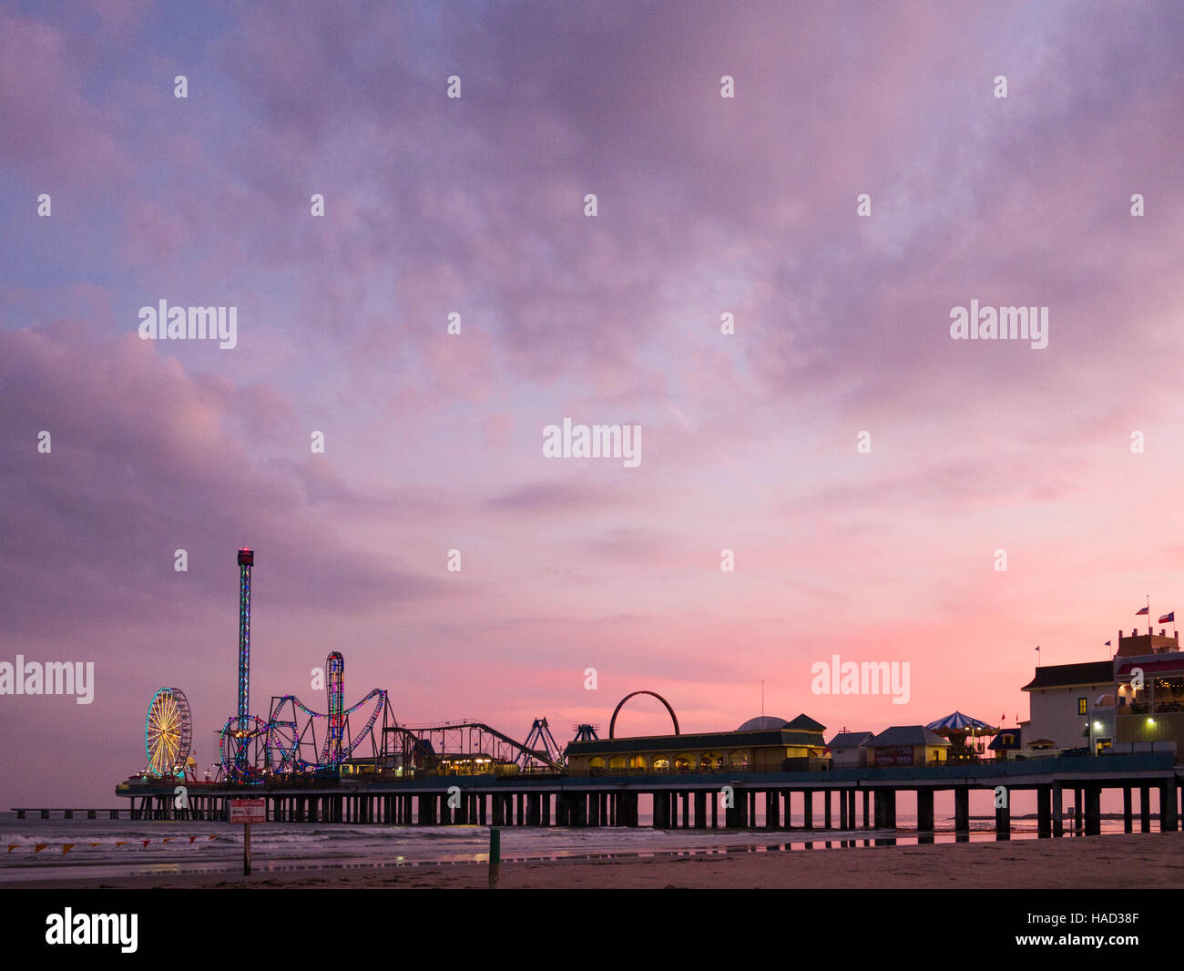 Galveston Island Historic Pleasure Pier. Featuring waterfront fun and