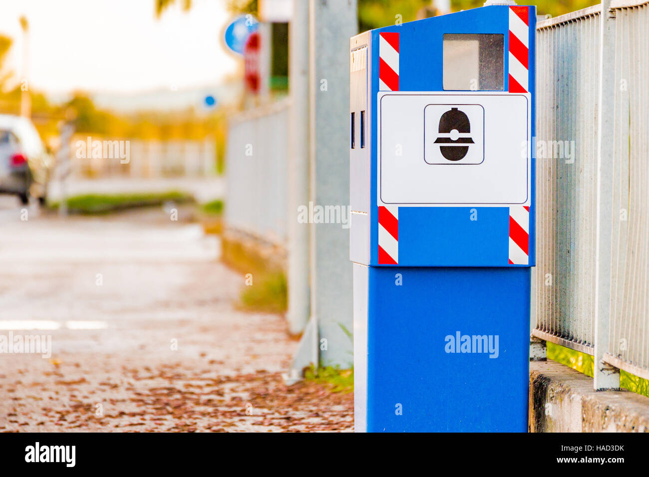 blue speed control box Stock Photo Alamy