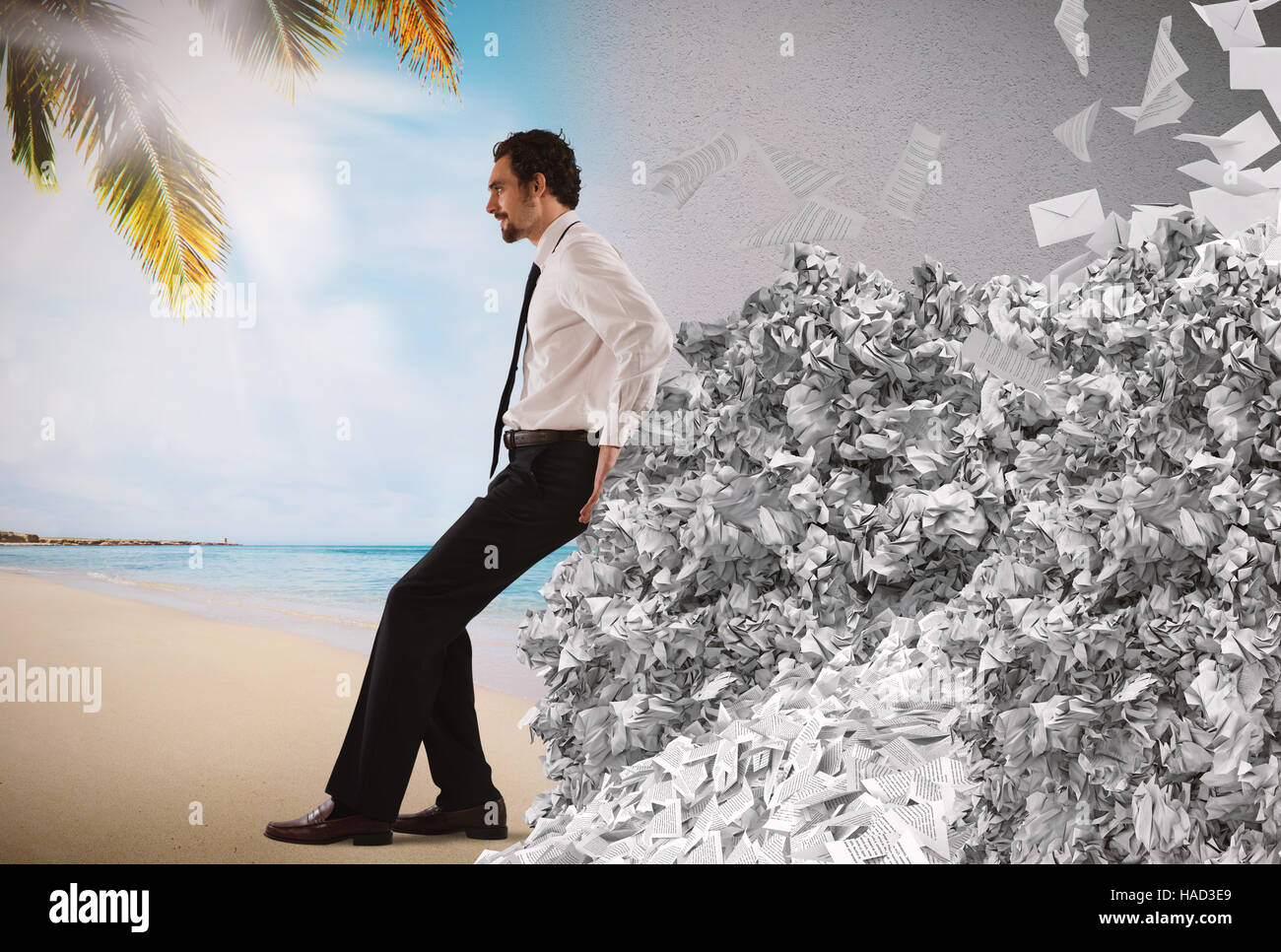 Finally holidays Stock Photo