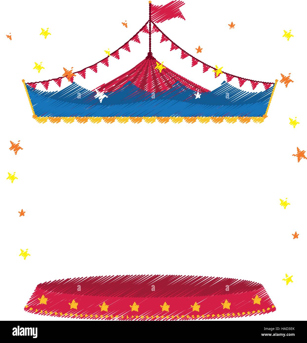 Circus tent festival Stock Vector Image & Art - Alamy