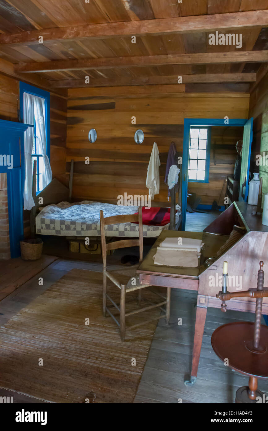 Interior of Mount Locust Inn and Plantation Homestead Stock Photo Alamy