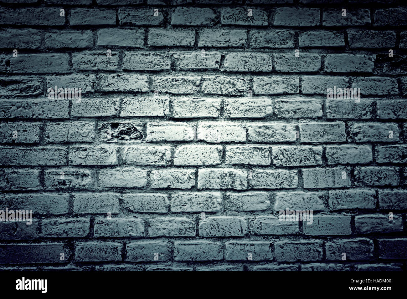 Dark urban gray brick building, construction Stock Photo Alamy
