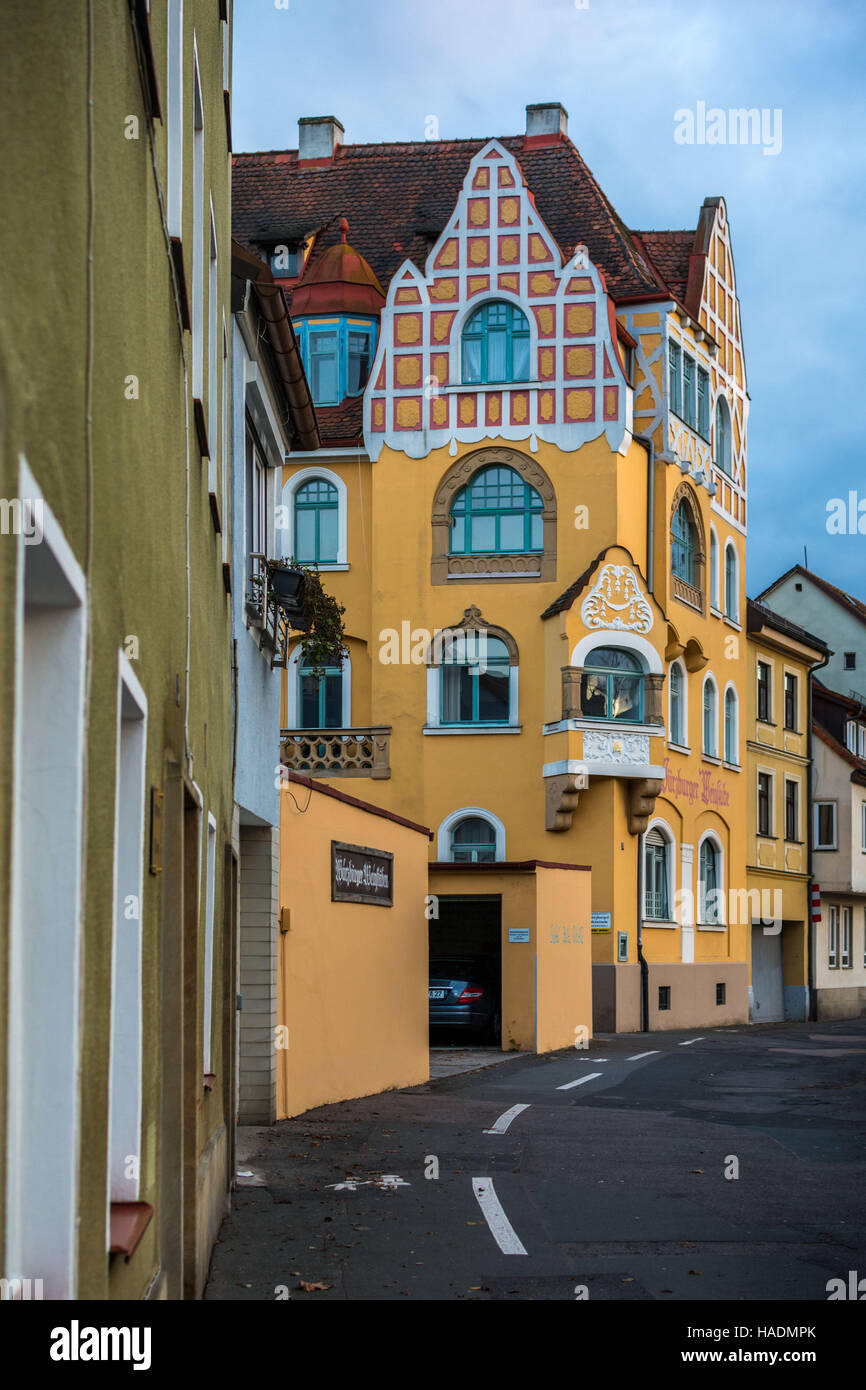 Würzburger Weinstuben in Bamberg Stock Photo