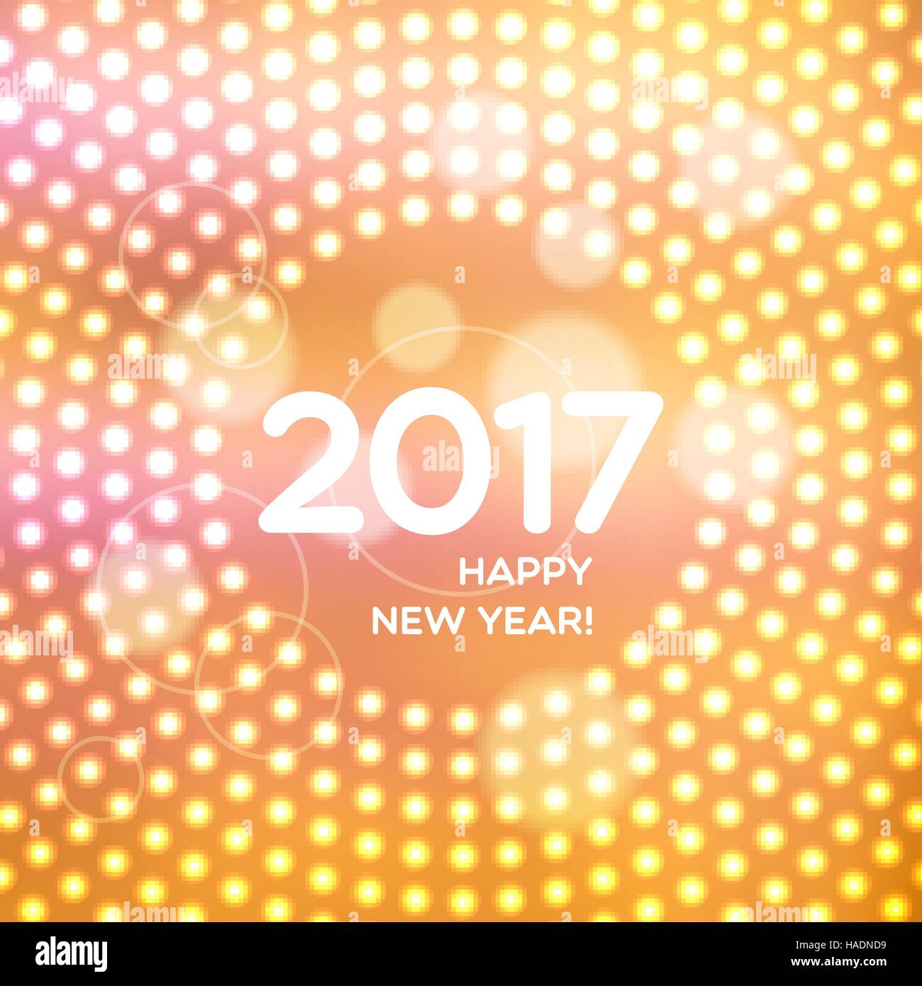 Happy New Year 2017 abstract light background for your design Stock Vector