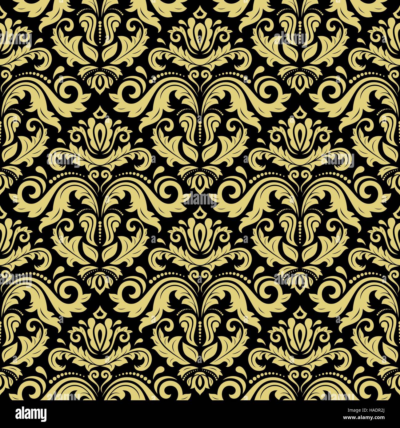 Seamless Damask Vector Background Stock Vector Image & Art - Alamy