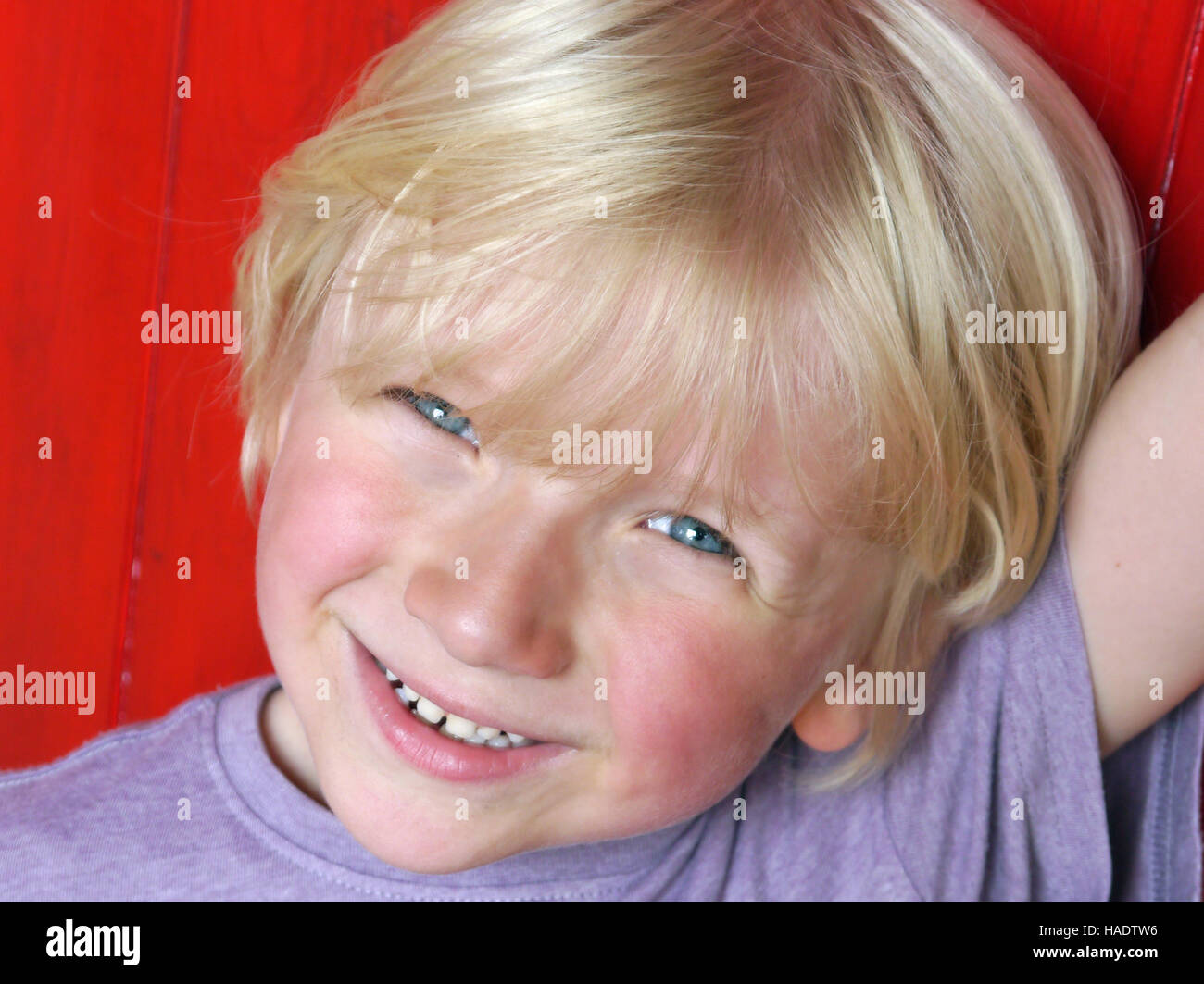 A happy smiling little boy Stock Photo