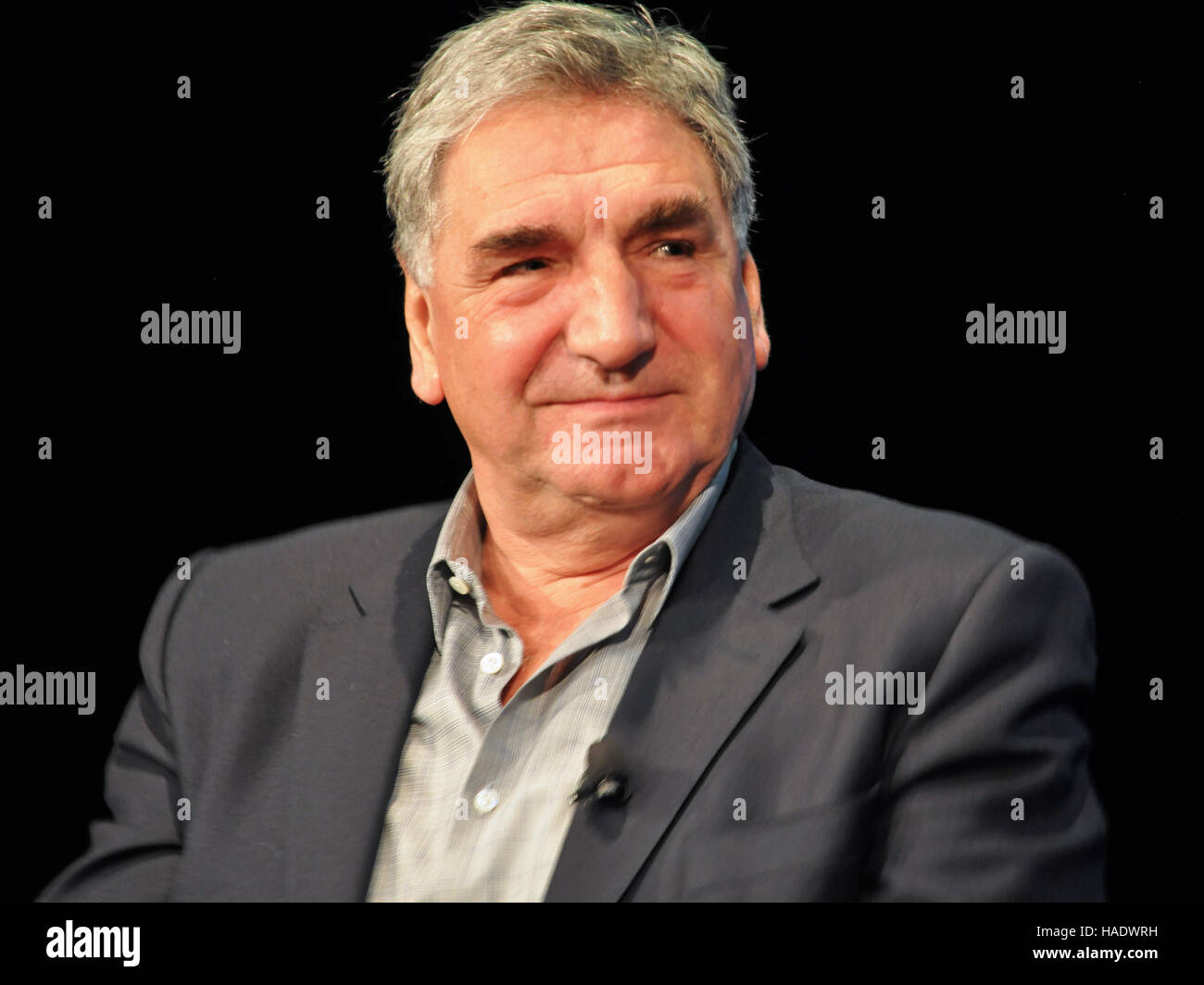 NY, NY. December 8 2015.  Jim Carter (Mr. Carson) at the 'Downtown Abbey' PBS panel. © Veronica Bruno/Alamy Stock Photo