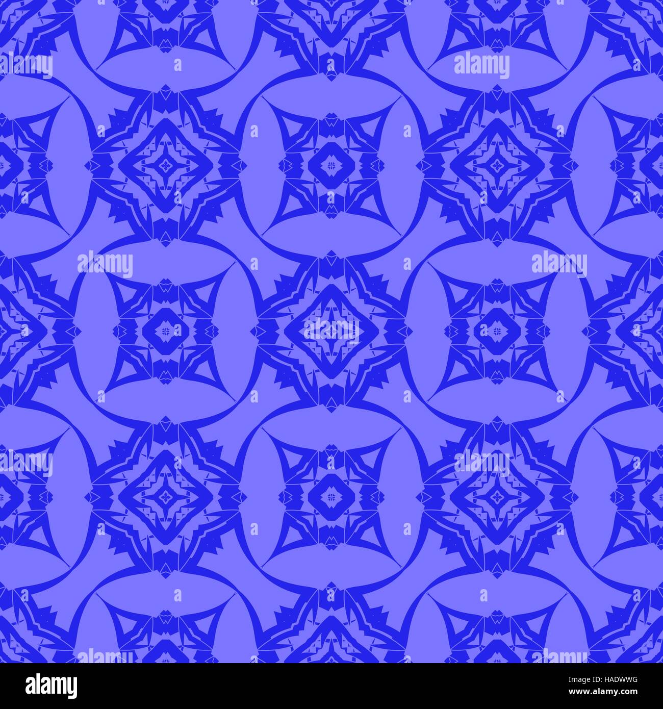 Blue Ornamental Seamless Line Pattern Stock Vector Image & Art - Alamy