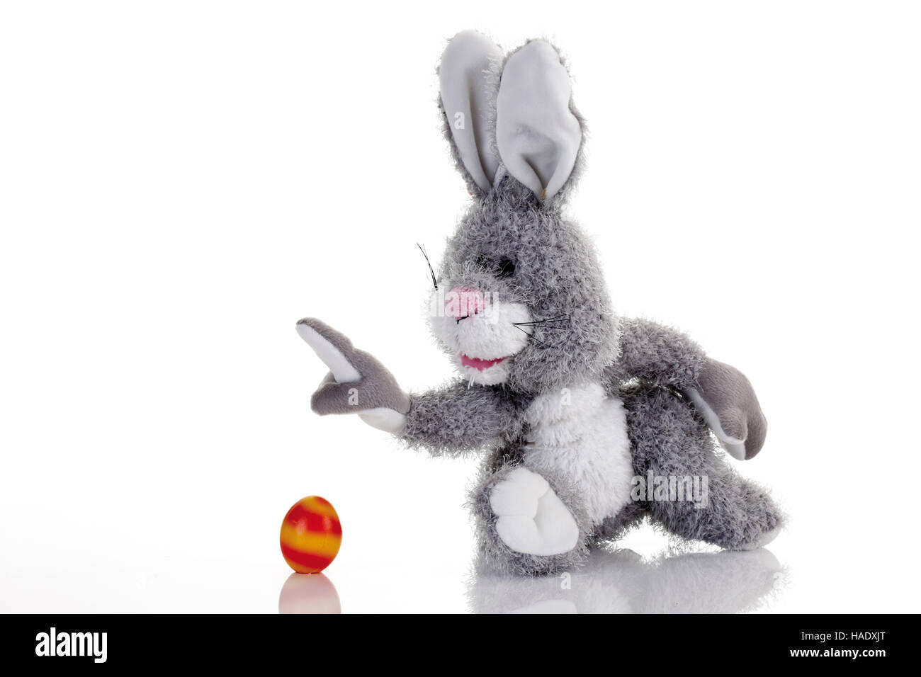 easter egg with soft toy
