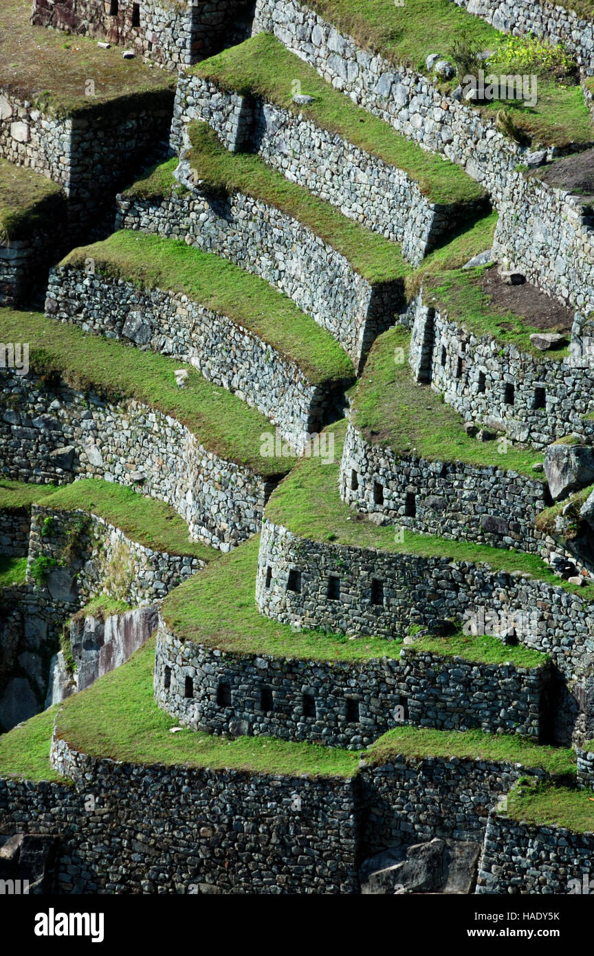 Machu picchu terracing hi-res stock photography and images - Alamy