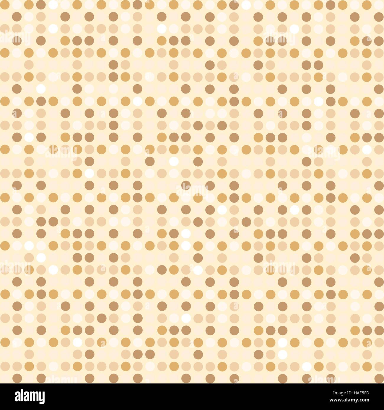 Digital point light brown seamless background pattern Stock Vector