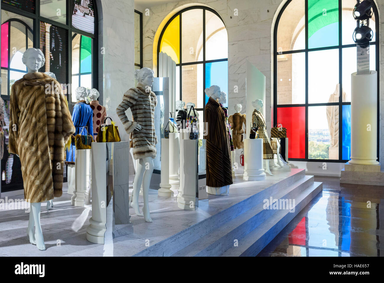 rome fashion shop - Fendi Store Stock Photo - Alamy