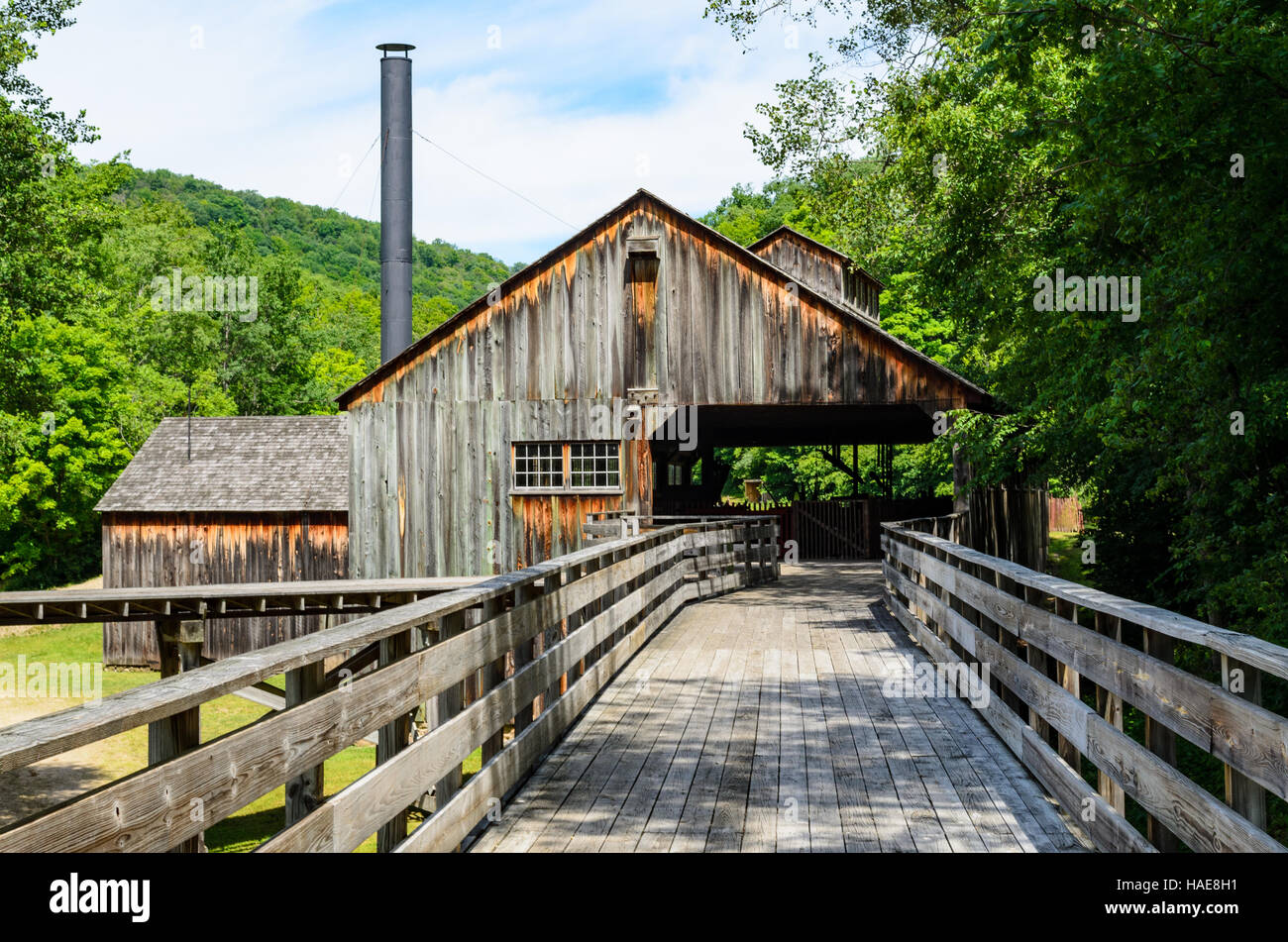Pennsylvania Lumber Museum Stock Photo Alamy
