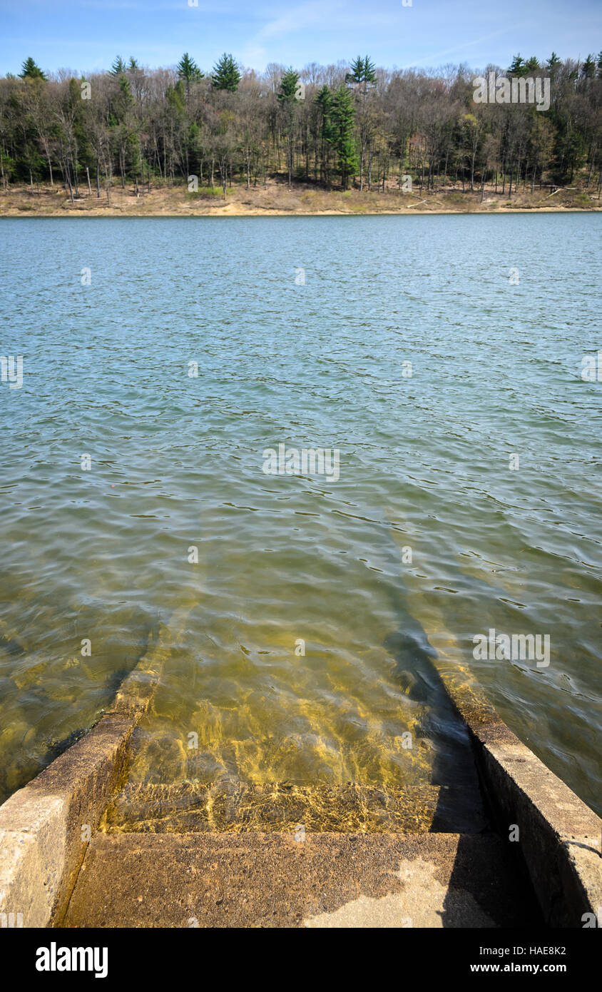 Tionesta Lake and Dam Stock Photo Alamy