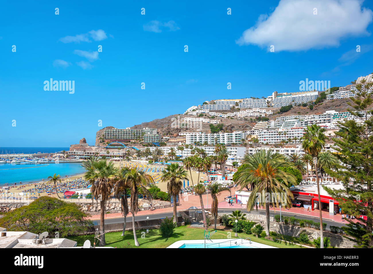 Puerto Rico resort. Gran Canaria. Spain Stock Photo