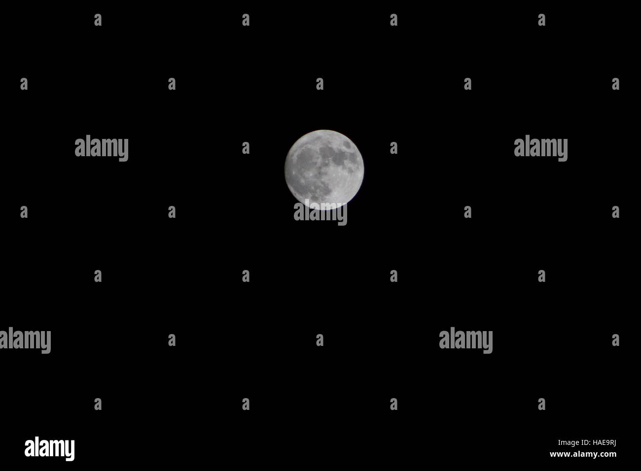 Clear Moon at night Stock Photo - Alamy