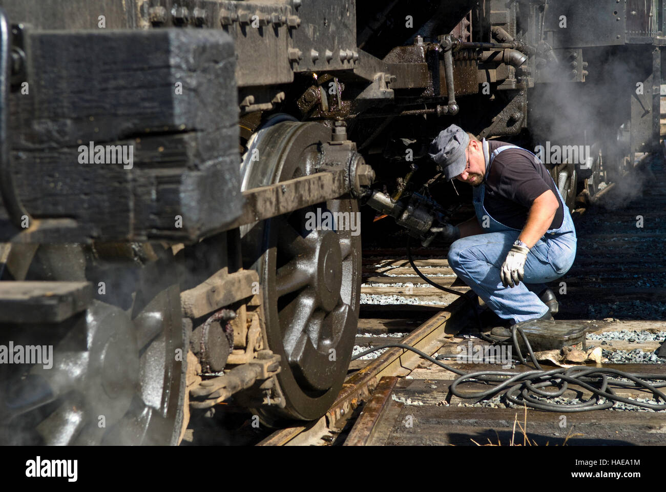 Restoration wheels railway hires stock photography and images Alamy