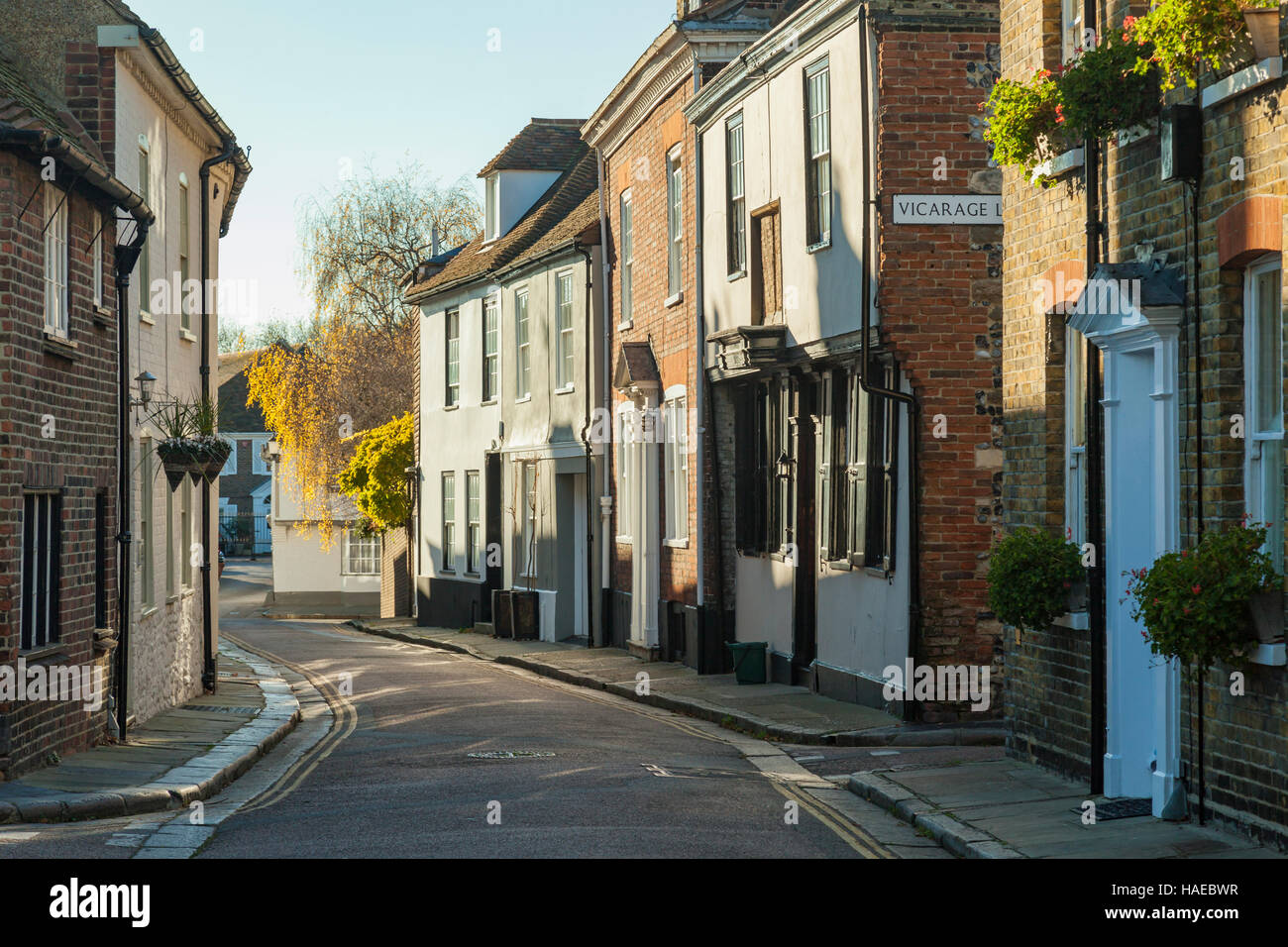 Autumn Afternoon In Sandwich, Kent, England Stock Photo - Alamy