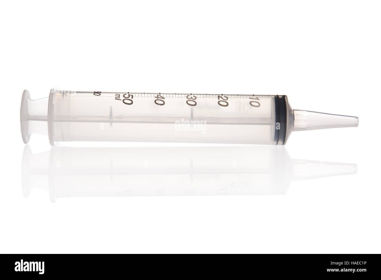 Large feeding syringe isolated on a white background Stock Photo Alamy