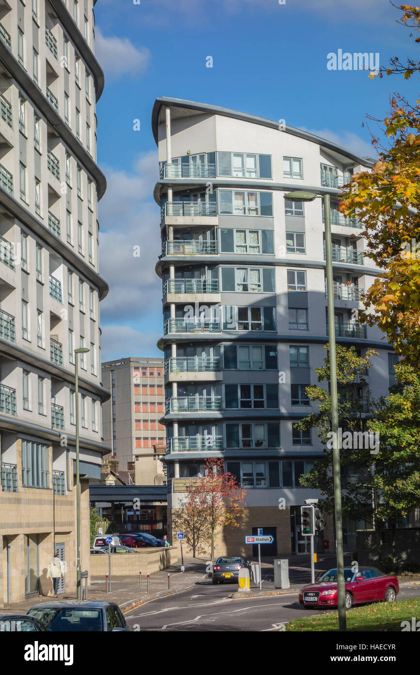 Highrise Flats/Apartments in Woking, Surrey, UK Stock Photo Alamy