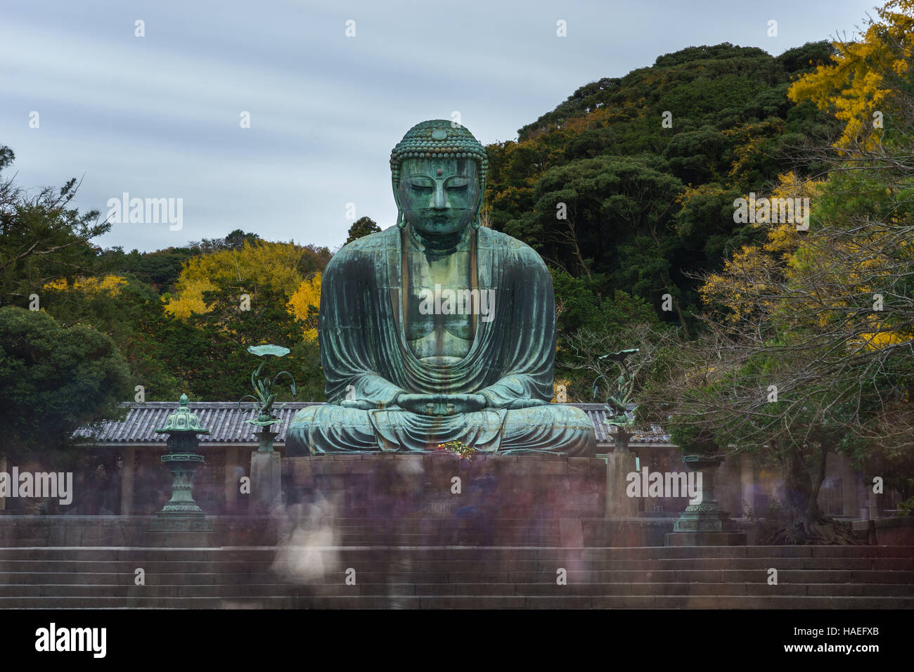 The Great Buddha of Kamakura,Monumental outdoor bronze statue of