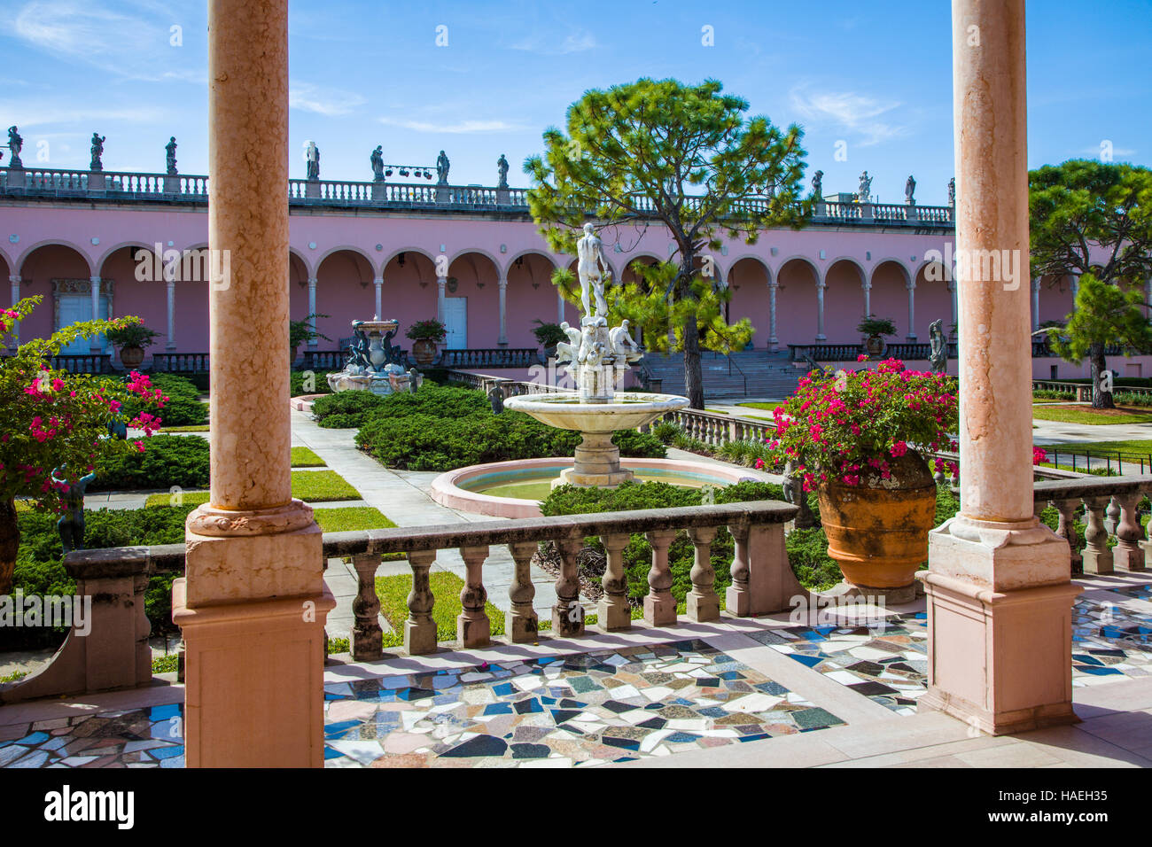 The John and Mable Ringling Museum of Art in Sarasota Florida Stock ...