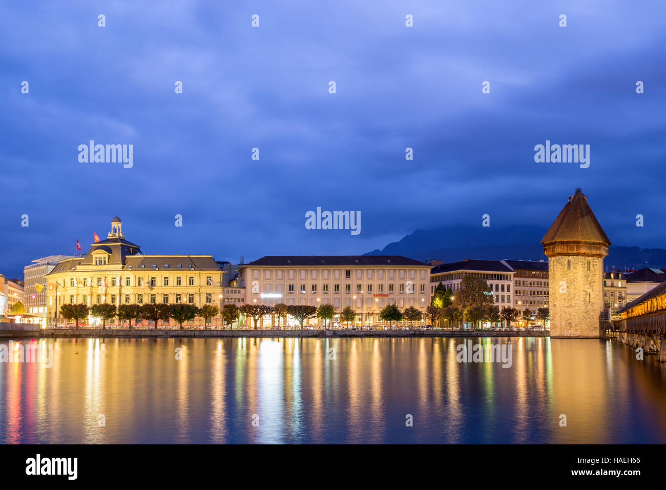 Kapellbrücke, Lucerne, Switzerland Stock Photo Alamy