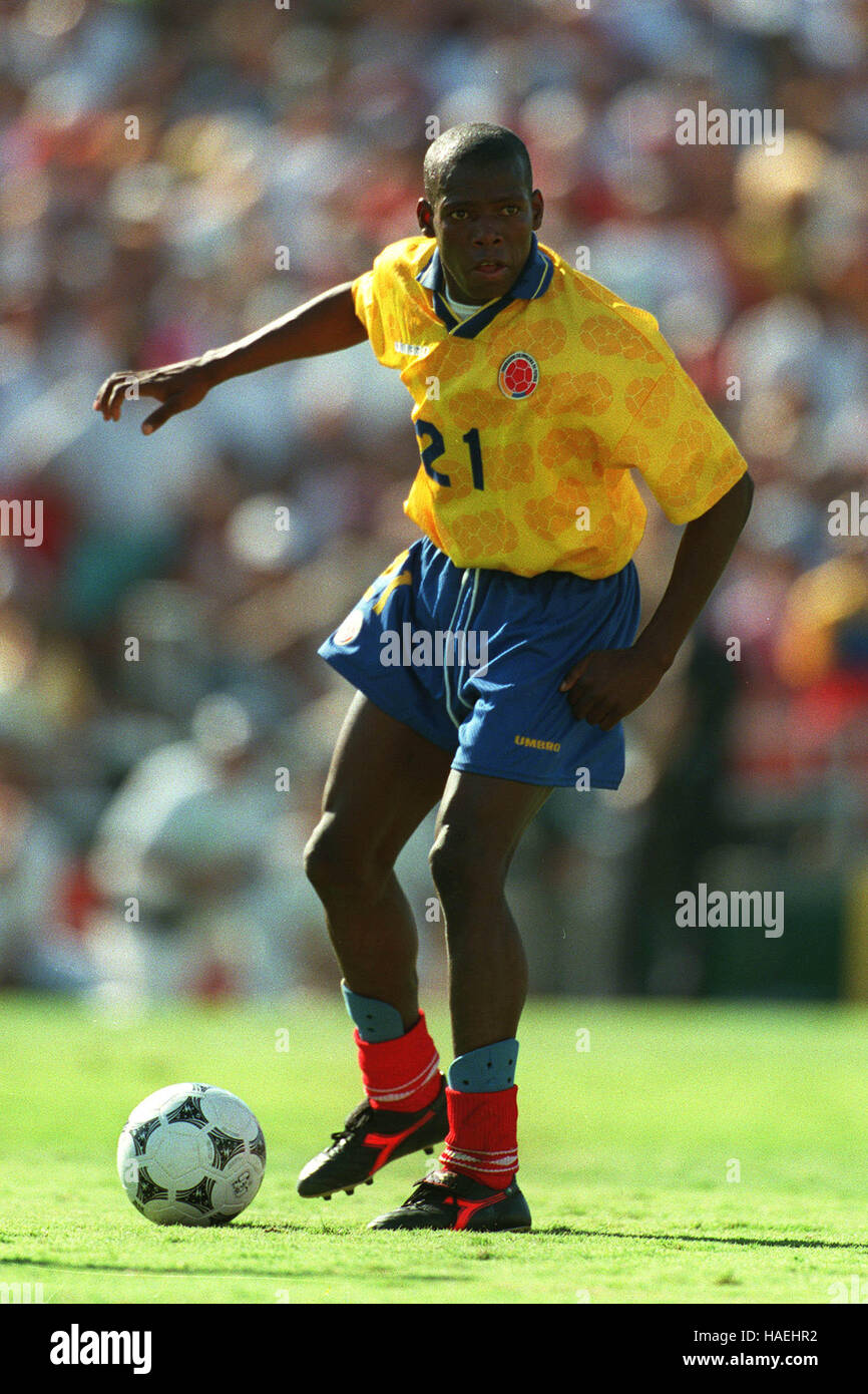 FAUSTINO ASPRILLA COLOMBIA 04 July 1994 Stock Photo Alamy