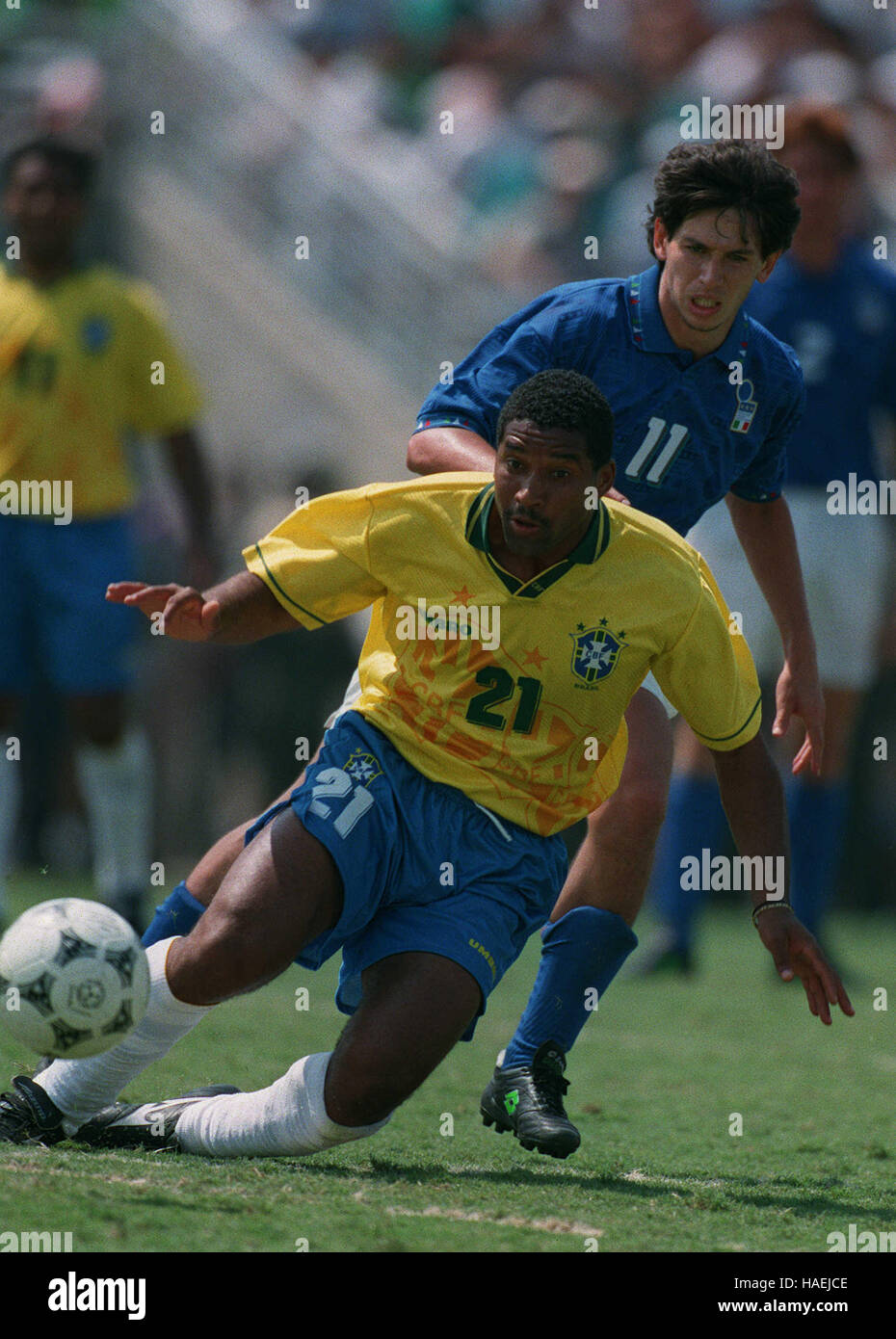 VIOLA & ALBERTINI BRAZIL V ITALY WORLD CUP FINAL 17 July 1994 Stock Photo