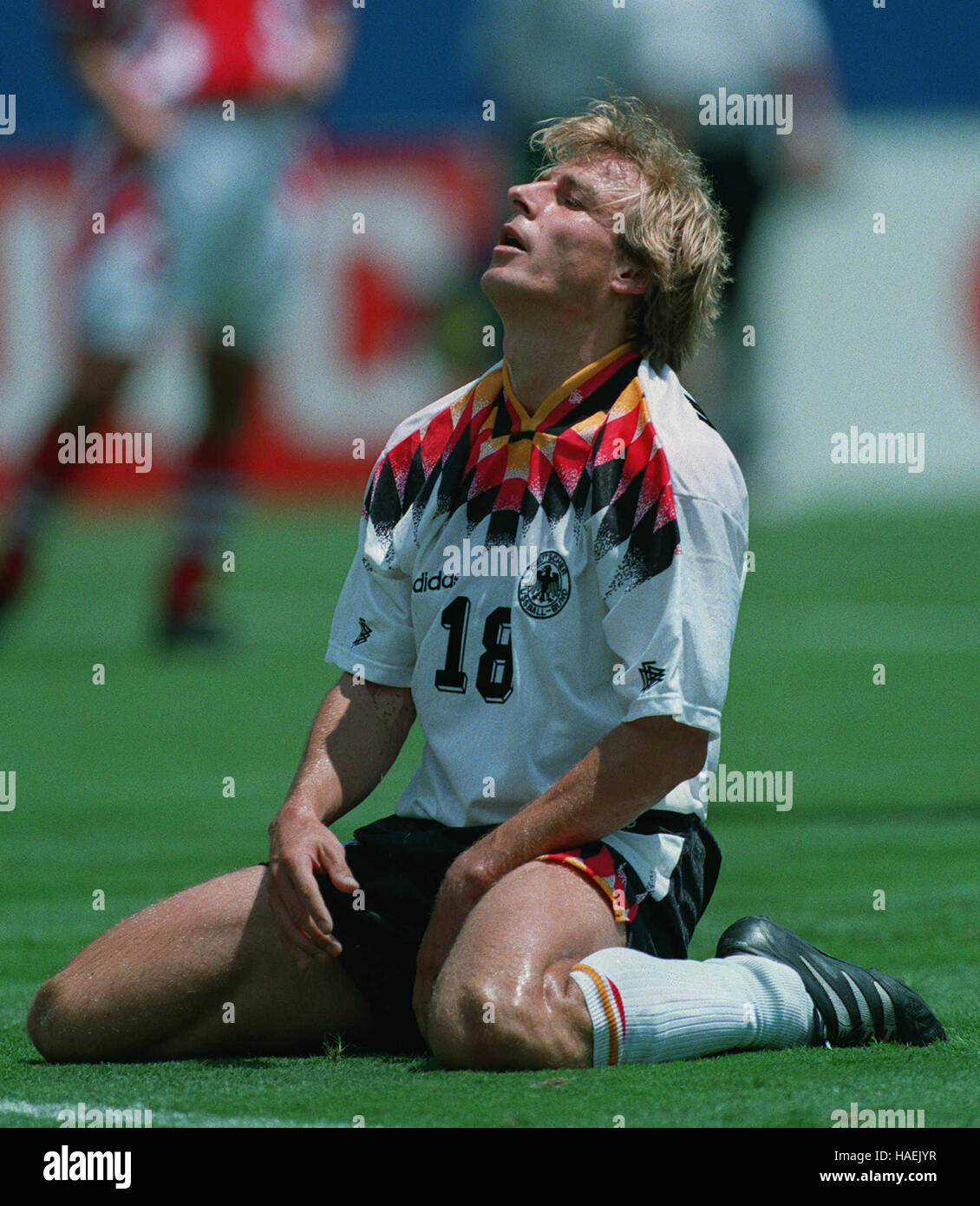JURGEN KLINSMANN GERMANY & TOTTENHAM HOTSPUR FC 10 July 1994 Stock Photo