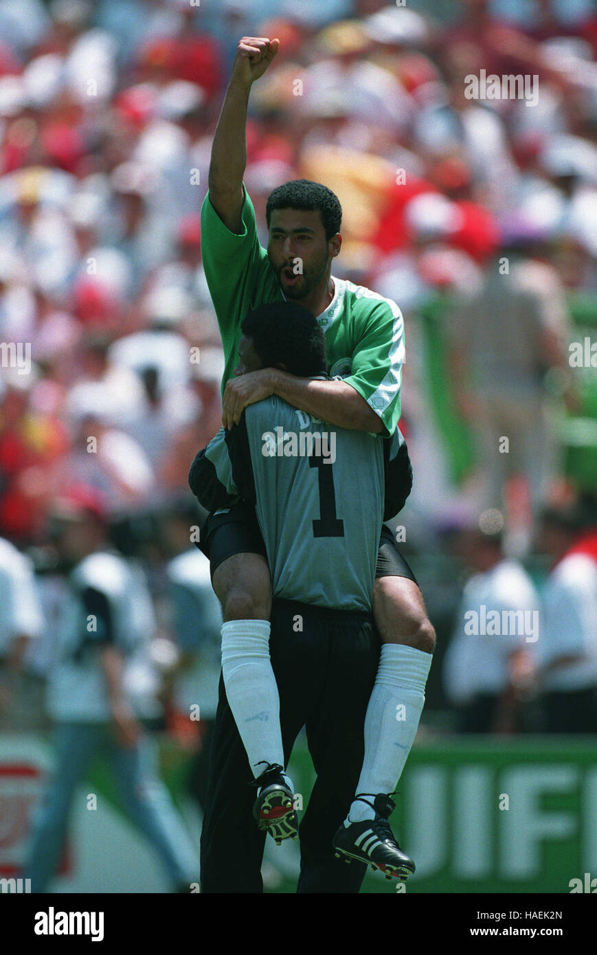 Sadig HUSSEIN AL SADIG & AL DEAYEA SAUDI ARABIA CELEBRATIONS 20 June 1994 ...