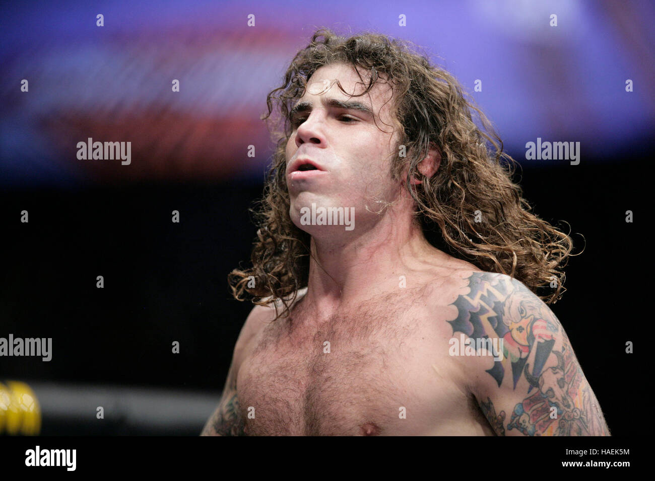 Clay Guida at the UFC 94 at the MGM Grand Arena, on January 31, 2009 in Las Vegas, NV. Francis Specker Stock Photo
