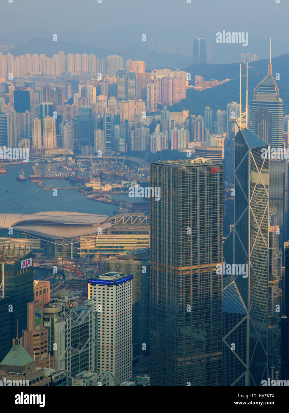 Hong kong china aerial hi-res stock photography and images - Alamy