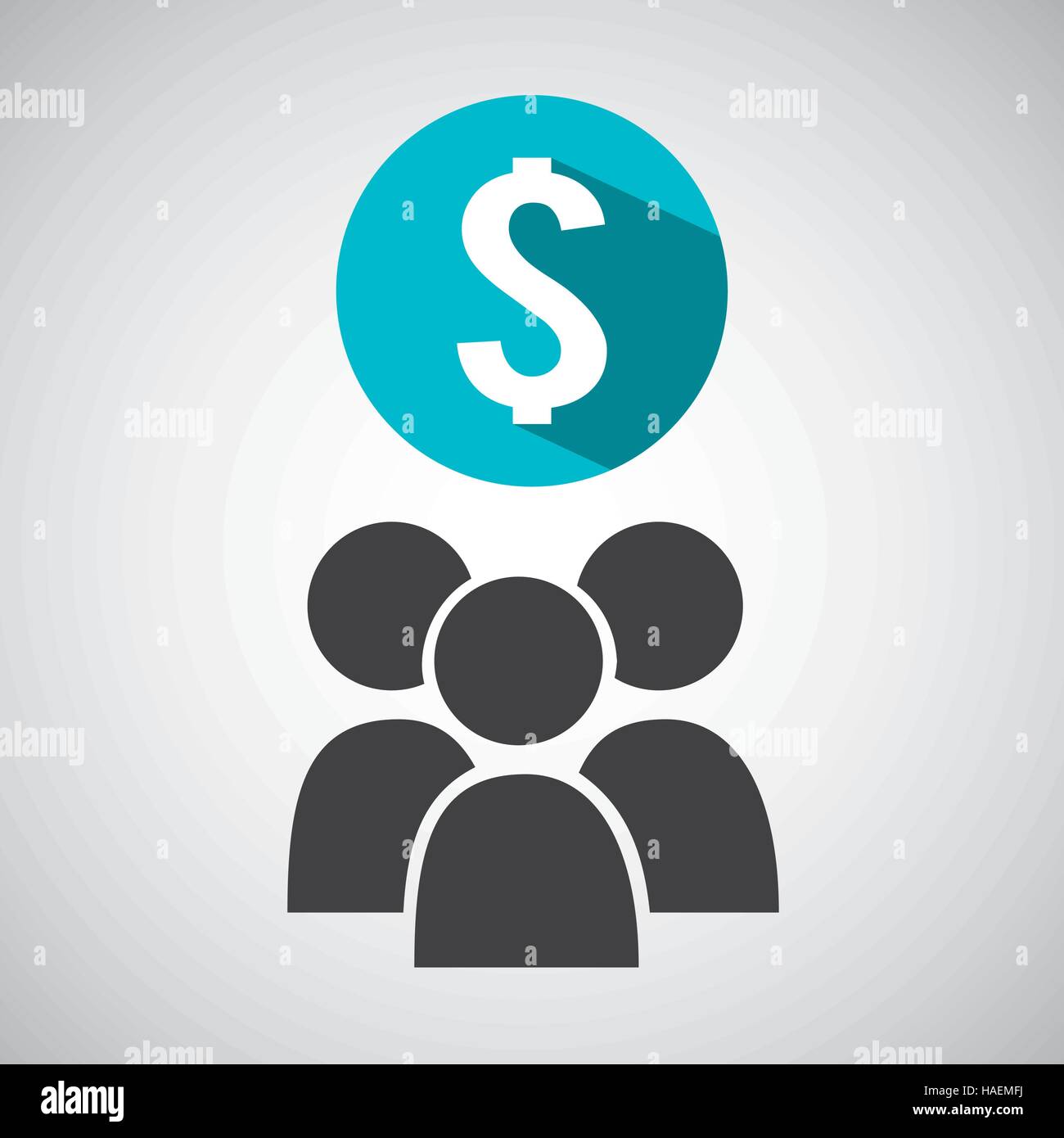 social media group money design vector illustration eps 10 Stock Vector ...