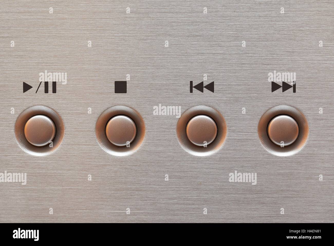 Play and Pause button Stock Photo - Alamy