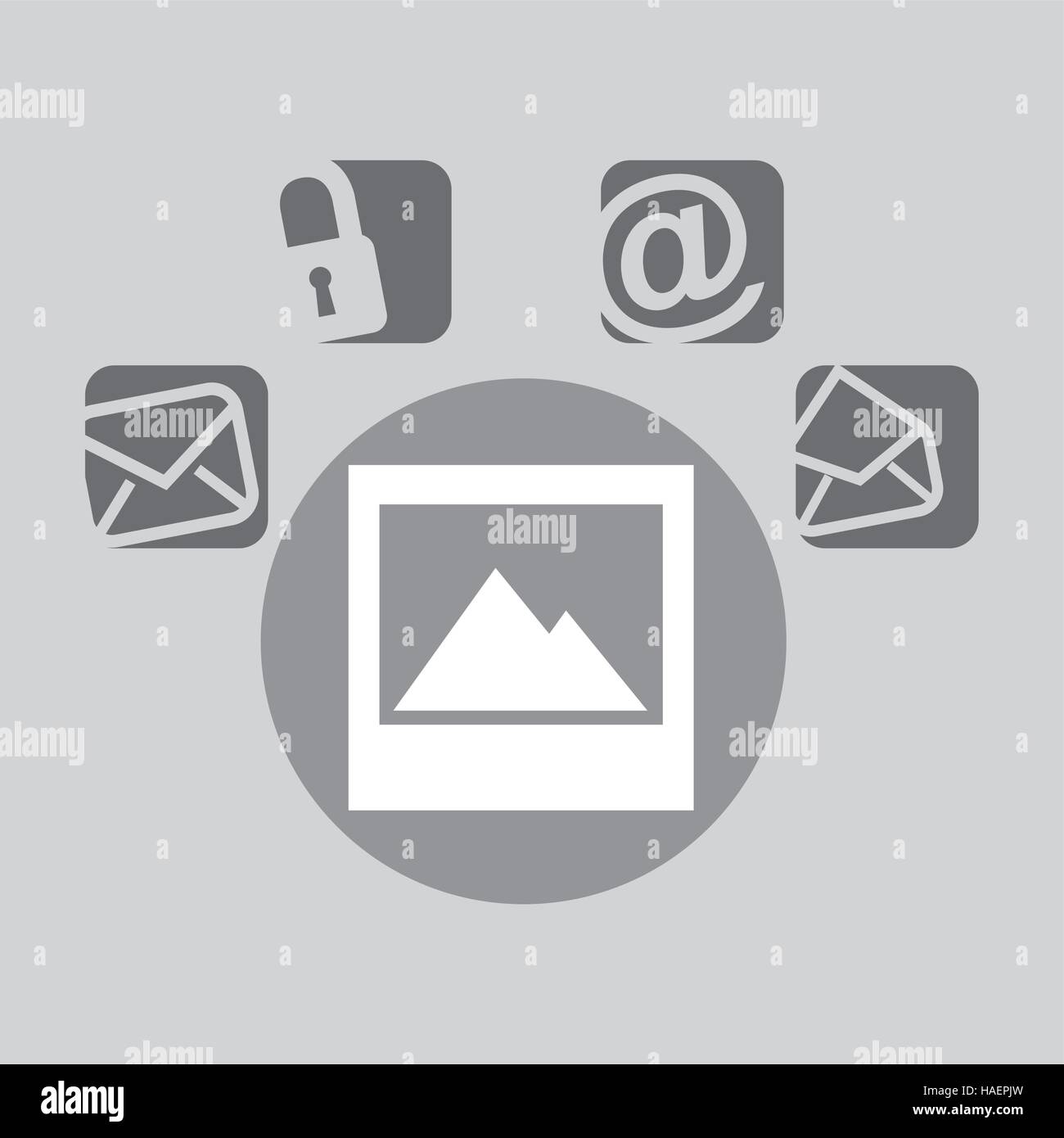picture bubble speech social media vector illustration eps 10 Stock ...