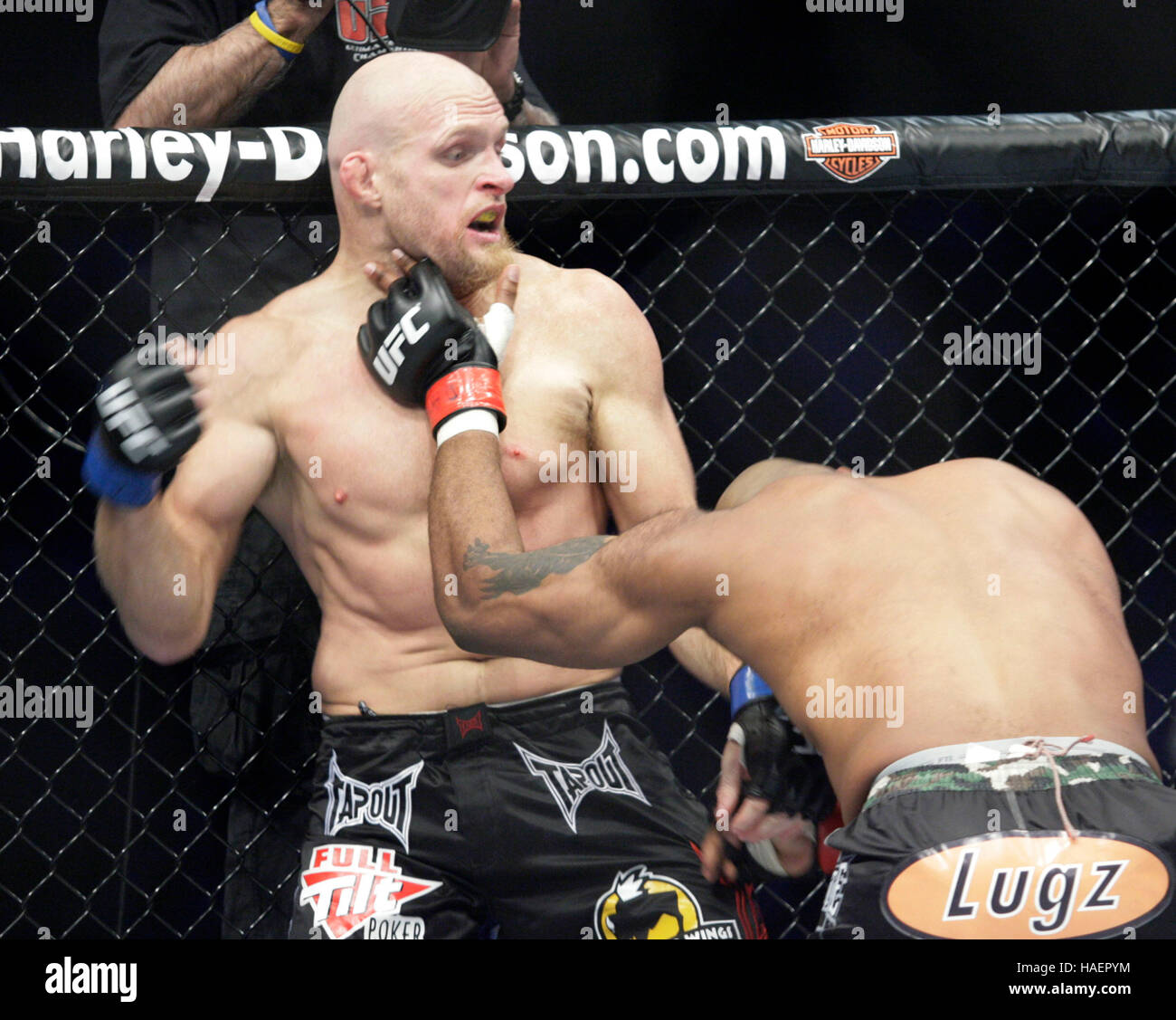 Quinton 'Rampage" Jackson, right, fights Keith Jardine during UFC 96 at