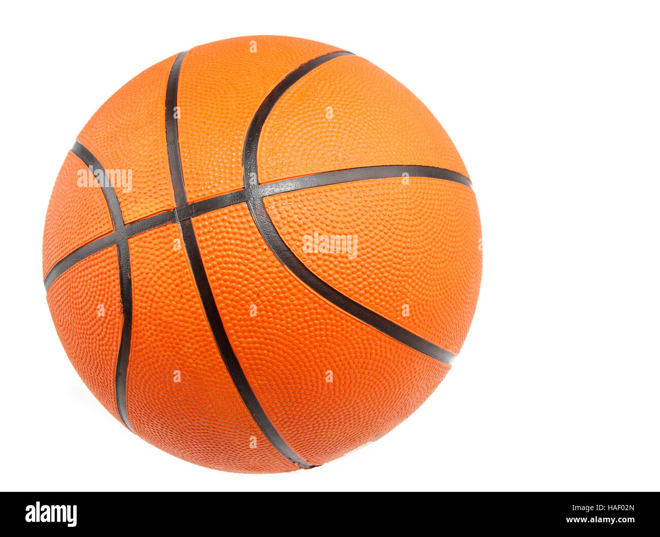 One basketball on plain background Stock Photo