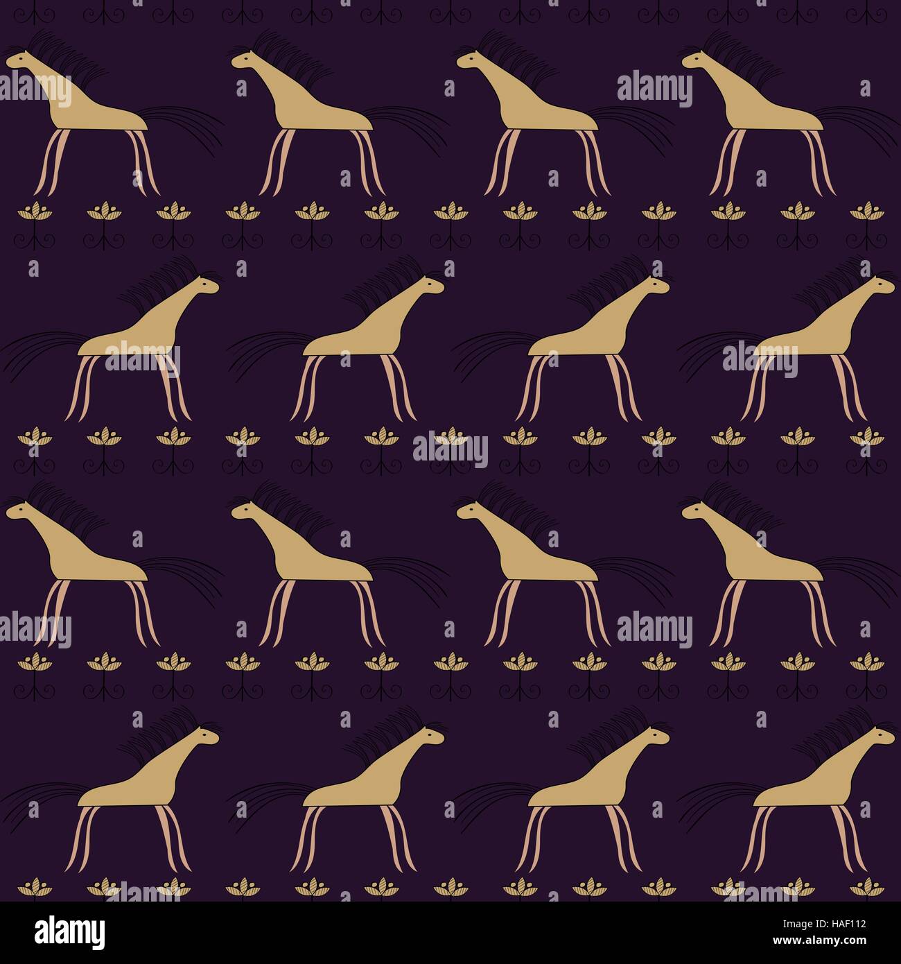 Horse seamless pattern Stock Vector Image & Art - Alamy