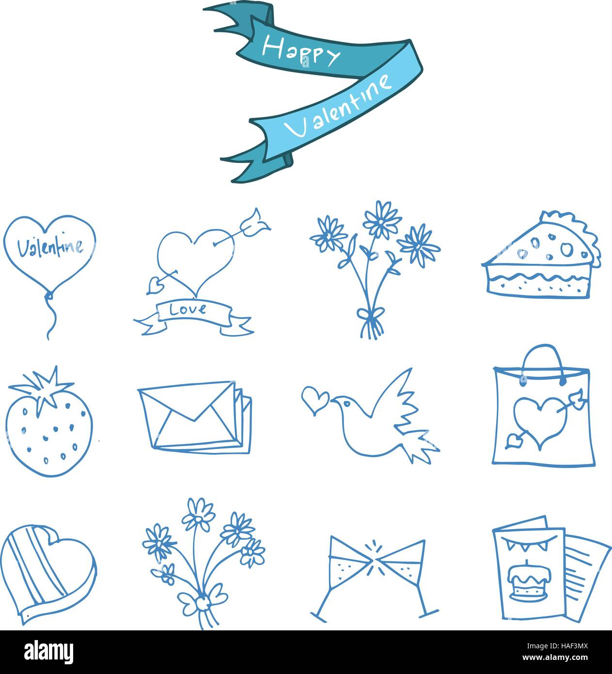 Element of valentine day icons vector Stock Vector Image & Art - Alamy
