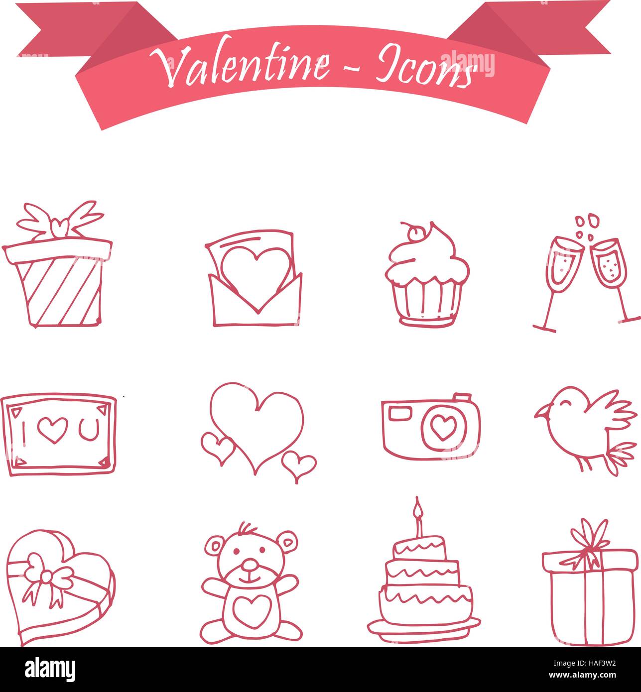 Vector icon of valentine day Stock Vector Image & Art - Alamy