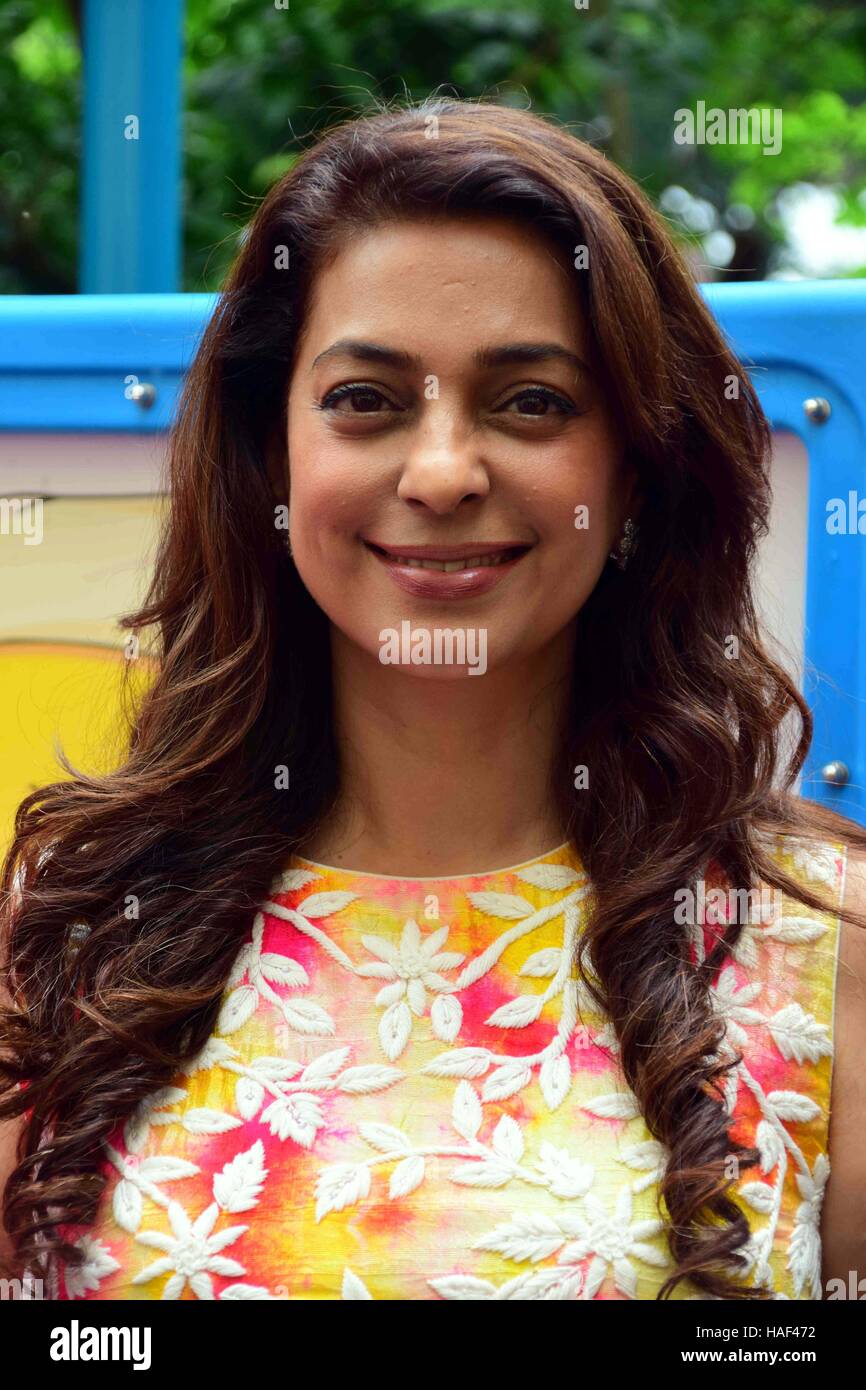 Bollywood actor Juhi Chawla during the inauguration of St Jude India Childcare centre in Mumbai, India on September 25, 2016. Stock Photo